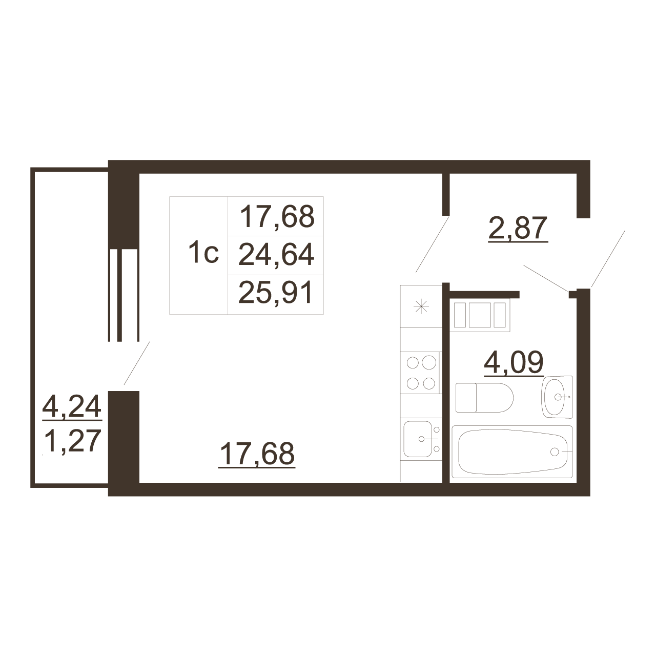 Студия, 25.91