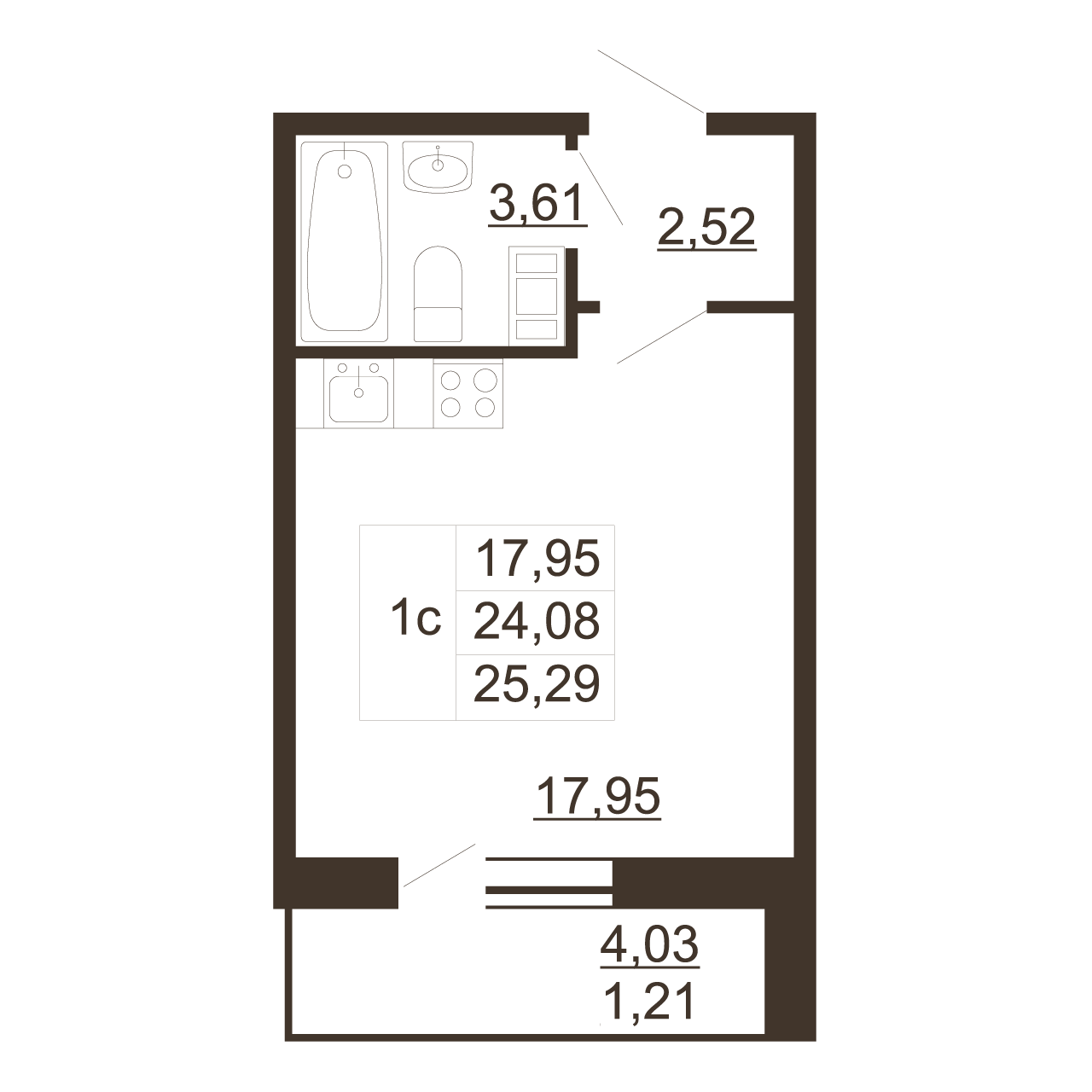 Студия, 25.29