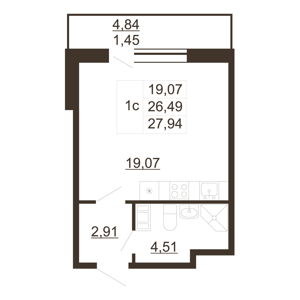 Студия, 27.94