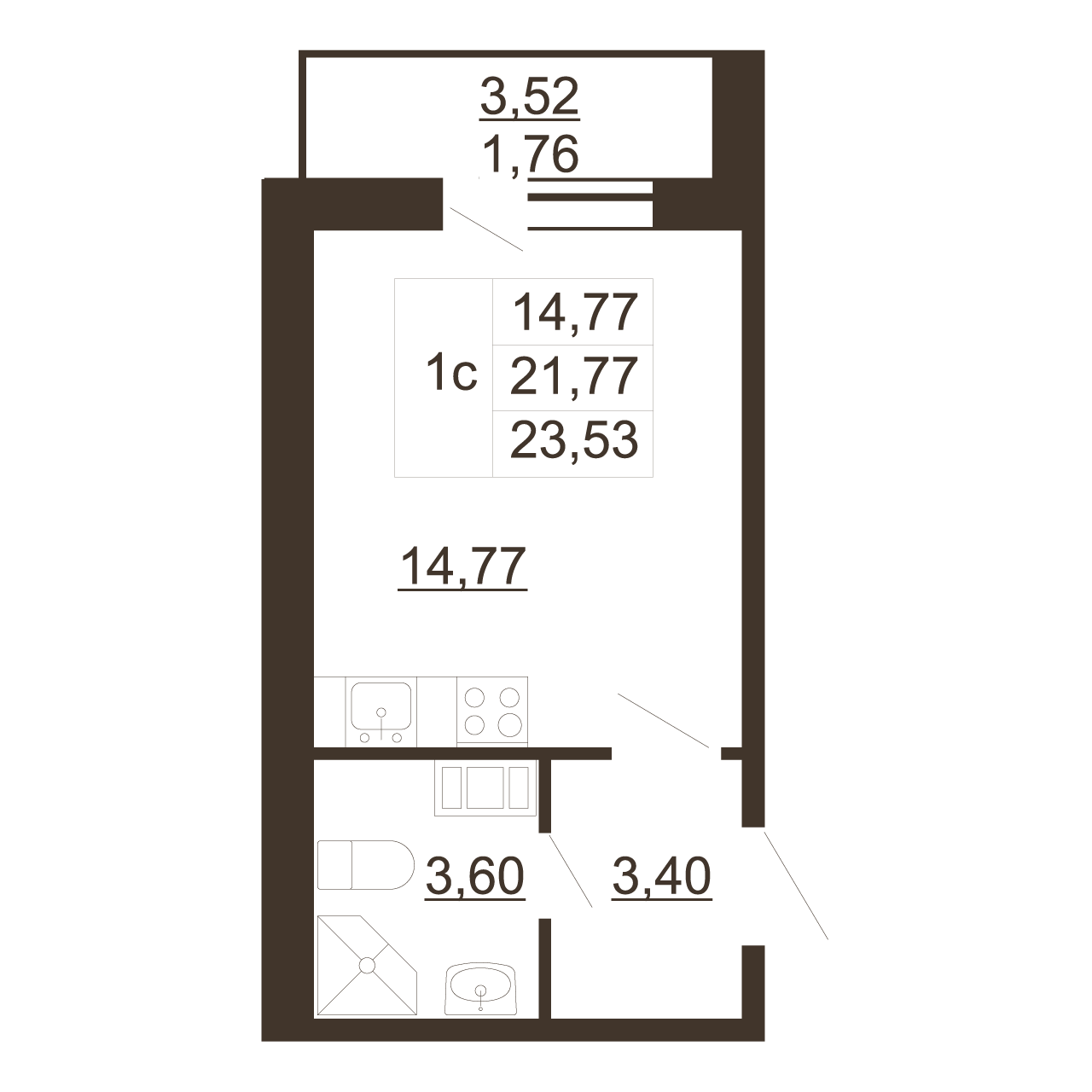 Студия, 23.53